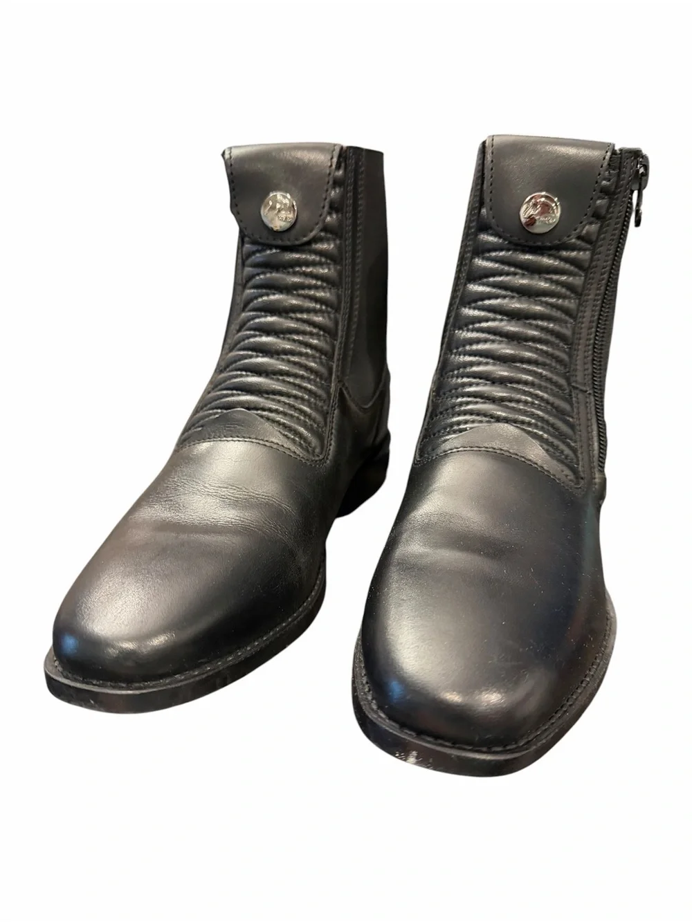 HKM Jodhpur Riding Boots NEW Killarney London Size 38 US 7.5 Equestrian Zip Up